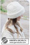 Breipatroon Arctic Whisper Hat van andere kant