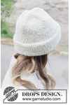 Breipatroon Arctic Whisper Hat van andere kant