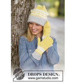 Muts en wanten gemaakt van Drops Karisma