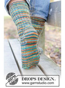 wollen sokken met boordsteek en ruitvormige hiel