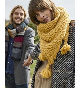 Dames sjaal gemaakt van Handwerk accesoires