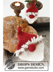 Gevilte Kerstman pannenlap