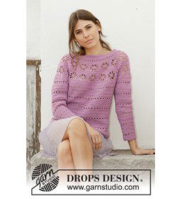 Dames trui gemaakt van Drops Muskat