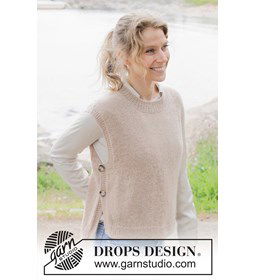 Driftwood Vest gemaakt van knopen