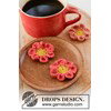 gehaakte bloemen Spring Daisies gemaakt van Drops Alpaca