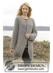 Gebreid vest met gerstekorrel