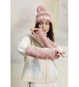 Muts gemaakt van Lang Yarns Snowflake