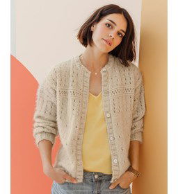 Dames vest gemaakt van Phildar Phil Beaugency