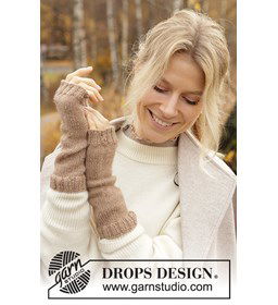 Polswarmers gemaakt van Drops Puna