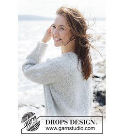 Warme alpaca-wol trui met Europeaanse pas gemaakt van Rondbreinaald nr 5,5