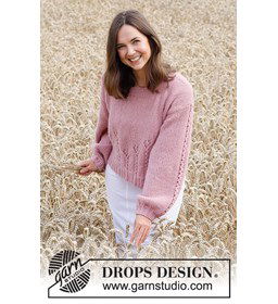 Trui Strawberry Mousse gemaakt van Drops Air