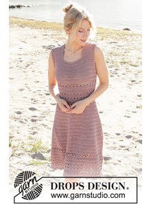 Mouwloze damesjurk met brede schoudarbanden