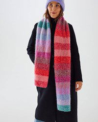 Vrolijk gestreepte dames sjaal Iris