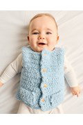 Haakpatroon mouwloos babyvestje ....