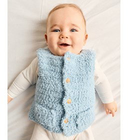 mouwloos babyvestje Louison gemaakt van Naaiartikelen