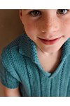 Breipatroon Poloshirt voor kinderen van andere kant
