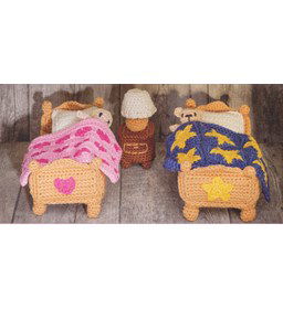 Slaapkamer kinderen gemaakt van Scheepjes Catona 25 en 10 gram