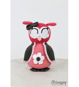 Uil gemaakt van Scheepjes Catona 25 en 10 gram