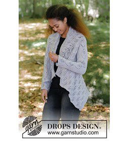 Vest Dont leaf me behind gemaakt van Drops Cotton Merino