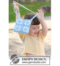 Bluebell Patch bag gemaakt van Drops Cotton Light