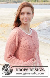 Damesvest met ronde pas en split
