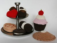 Haakpatroon Cupecake en taartjes