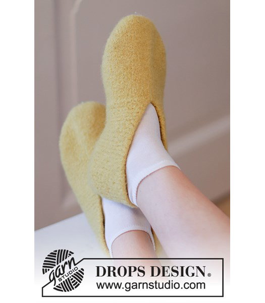 Breipatroon sloffen Lemon Loafers