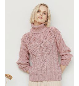 Dames trui gemaakt van Phildar Phil Irlandais