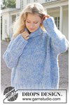 Breipatroon Azure Bliss Sweater van andere kant