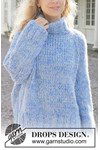 Breipatroon Azure Bliss Sweater van andere kant