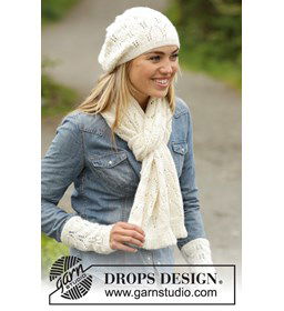 Snow angel gemaakt van Drops Baby Merino