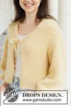 Breipatroon Lemon Fizz Cardigan van andere kant