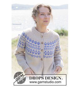 Spring Memories Cardigan gemaakt van Drops Daisy