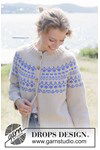 Breipatroon Spring Memories Cardigan van andere kant