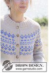 Breipatroon Spring Memories Cardigan van andere kant