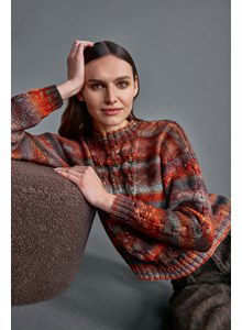 Damestrui met kettingvormig kabelpatroon