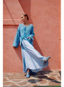 Damesvest Leisure Morning, met zakken en striksluiting