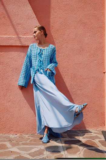 Damesvest Leisure Morning, met zakken en striksluiting