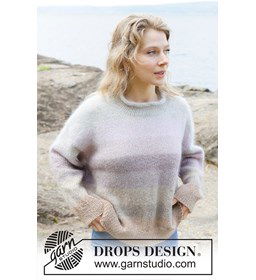 Sea Haze Trui gemaakt van Drops Kid Silk