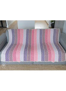 Deken in mozaiek patroon