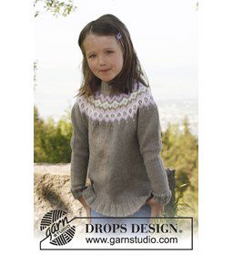 Trui gemaakt van Drops Merino extra fine