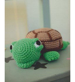 Schildpad gemaakt van Durable Cosy Fine