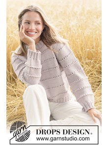 Damestrui met kantpatroon en Europeaanse schouderpas