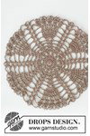 Haakpatroon placemat Winter Branches Doily van andere kant