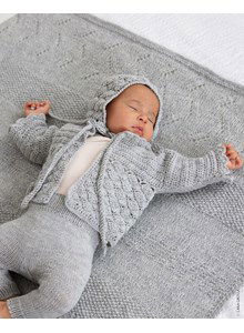 Babyvestje met schelppatroon