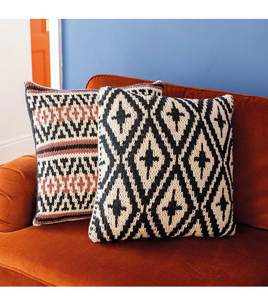 Breipatroon Kussenset het wilde westen