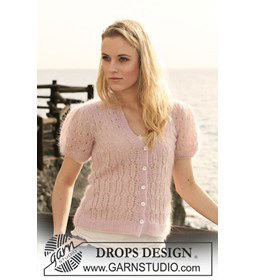 Vest gemaakt van Drops Glitter en glimdraad