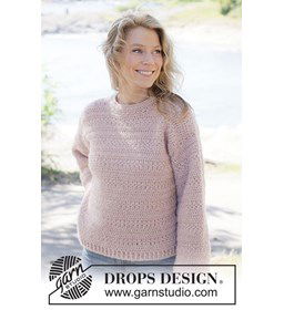 Line Dancing Sweater gemaakt van Drops Air