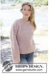 Haakpatroon Line Dancing Sweater van andere kant
