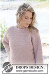 Haakpatroon Line Dancing Sweater van andere kant